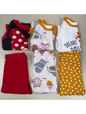 Carter’s & Disney Girls Pajama Bundle | 12 Months | 3 Sets